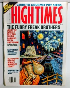 High Times Issue 183 November 1990 Furry Freak Brothers Cannabis Cup Amsterdam  - Picture 1 of 3