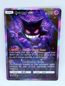 Pokemon Gengar Darkness Special #4 Doujin Kawaii Holo Illustration Art Card - Picture 1 of 1