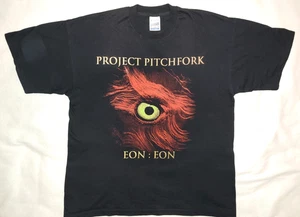 PROJECT PITCHFORK EON OFFICIAL VINTAGE SHIRT SCREEN STARS GOTH INDUSTRIAL 90S XL - Bild 1 von 10