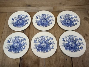 Plato de cena floral azul y blanco Royal Doulton THE KIRKWOOD - Imagen 1 de 16