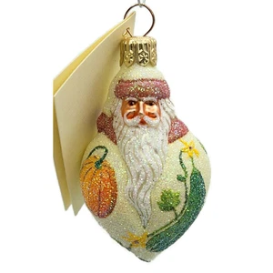 Patricia Breen Miniatur Santa Poeticus Kürbisse Herbst Christbaumschmuck - Bild 1 von 10