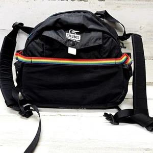 Chums Spring Dale 13 Black Rucksack Compact Rucksack 13L Backpack Straps - Picture 1 of 8