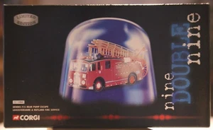Corgi Nine Double Nine Diecast 1:43 Dennis F15 Rear Pump Escape Fire Truck - Picture 1 of 4