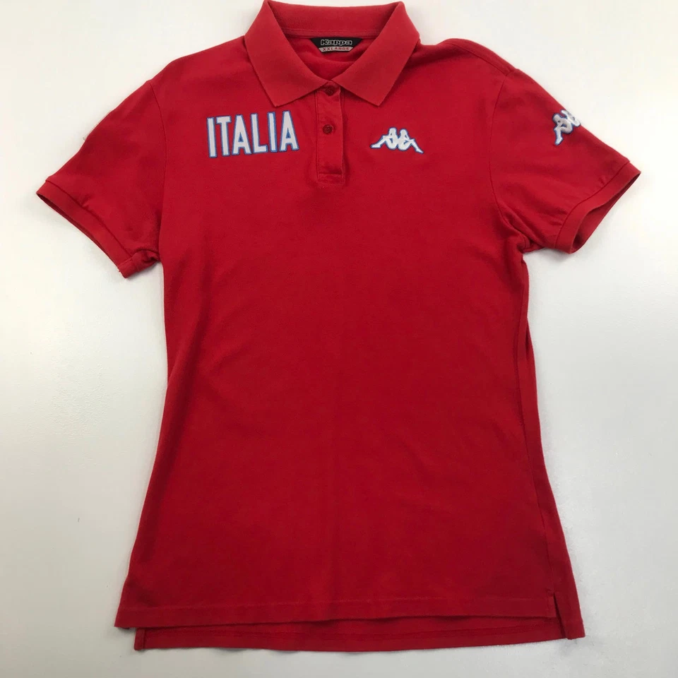 Womens KAPPA Red Italia Polo Shirt , Size Small - Image 1 of 4