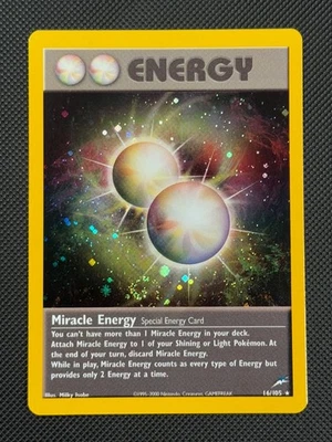 Miracle Energy 16/105 HOLO Pokémon Card WOTC Neo Destiny Unlimited Holo Rare - Image 1 of 4