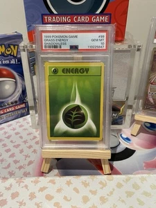 Grass Energy Shadowless #99/102 GEM MINT PSA 10 Pokémon 1999 Base Set - Picture 1 of 1