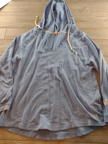 UNDERCOVER Felpa con cappuccio blu Victoria's Secret taglia (S) manica lunga