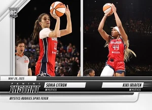 2025 PANINI INSTANT WNBA #36 SONIA CITRON & KIKI IRIAFEN - PRESALE - Picture 1 of 2