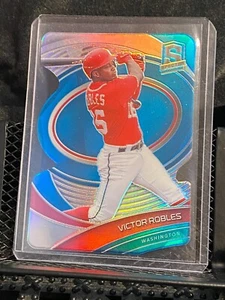 Victor Robles 2021 Spectra Blue Neon Die-Cut #42/45 - Nationals - Bild 1 von 2