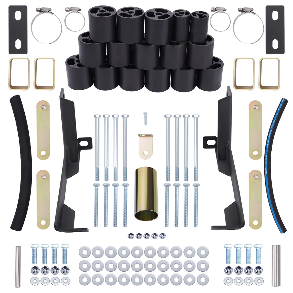 Kit de elevación de carrocería completa de 3" para Dodge RAM 1500 2500 3500 2x4 4x4 gasolina 1997-2001 Foto 1 de 4
