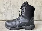 Battle OPS Black WP Leather BDPE 8 In SideZip Comp Toe Tactical/Work Boot 13 M/W