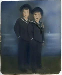 Boys, Children Vintage Nautical Sailors Theme Photo - Picture 1 of 2