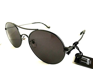 New Dunhill SDH Gunmetal 56mm Round Men's Sunglasses D8757 - Picture 1 of 10