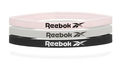 Diadema deportiva unisex Reebok 3PK rosa gris diadema para correr bandas RRAC-18010 Foto 1 de 4