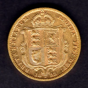 Australia. 1893 Melbourne - Half Sovereign.. Jubilee Head. Part Lustre..VF/gVF - Imagen 1 de 2