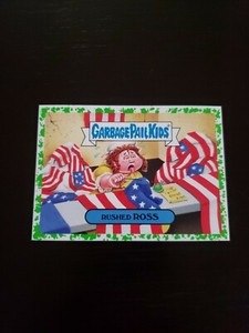 2016 Garbage Pail Kids Apple Pie GREEN RUSHED ROSS 2b AMERICAN ICON GPK