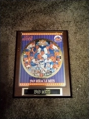169 MIRACLE METS NUMBERED COLLECTABLE PLAQUE Cover
