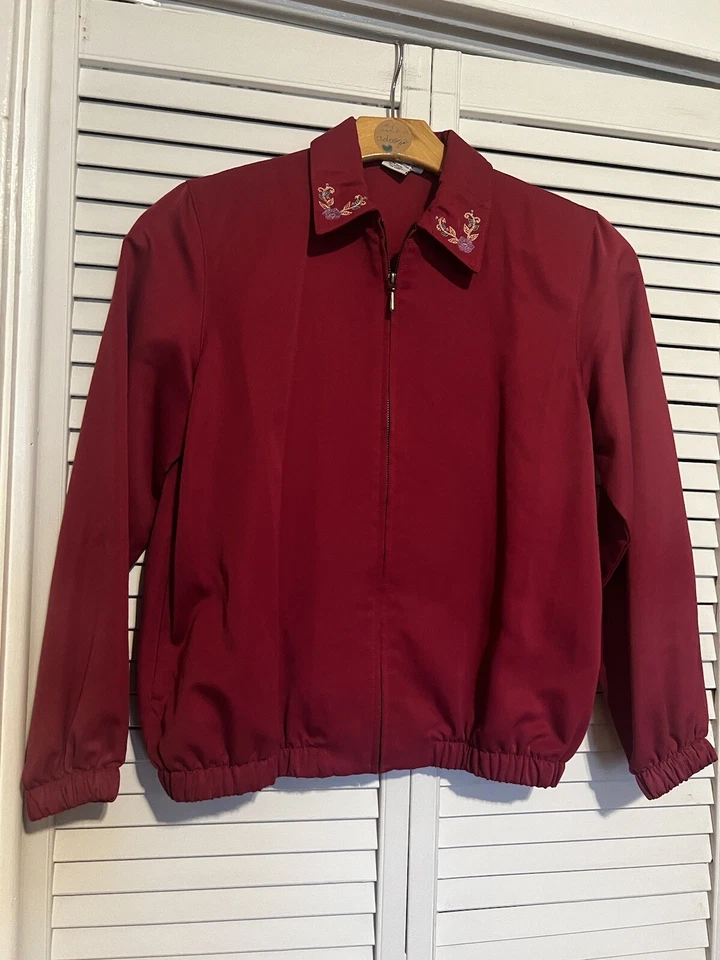 Chaqueta BLAZER ALFRED DUNNER MUJER Talla 6 Petite 6P Cremallera Completa Rosa Foto 1 de 4