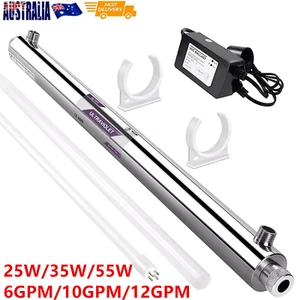 Ultra Violet UV Water Treatment System 25W/35W/55W Whole House Steriliser Filter - Picture 1 of 15