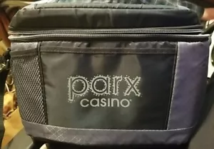 Parx Casino Insulated Tote Lunch Bag Black Gambling Slots Poker Blackjack - Picture 1 of 6