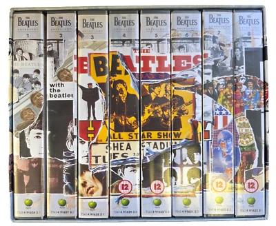 The Beatles Anthology 1996 VHS Video Box Set x 8 Tapes - EMI Apple - Image 1 of 4