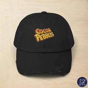 Cocoa Pebbles Logo Unisex Distressed Cap - Picture 1 of 73