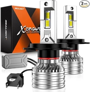 SEALIGHT X4I H4/9003/HB2 Bulbs, H4 Fog Bulbs, with Adjustable Lock Ring, Cooling - Picture 1 of 5
