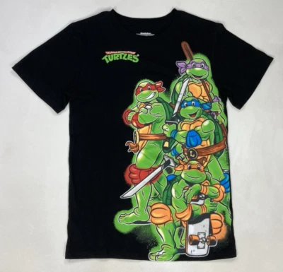 Camiseta Teenage Mutant Ninja Turtles Mutant Gráfica Mujer Pequeña Negra Foto 1 de 4