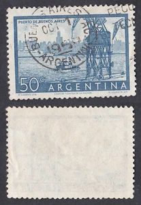 Argentina 1956 Used Mi 622I Sn 632 Harbor of Buenos Aires - Picture 1 of 1