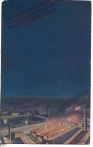 1919 ITALY AVIATION FLIGHT IMPRESSIONS OF PILOT AMERIGO CONTINI ,181 AIRPLANE SQ - Picture 1 of 2