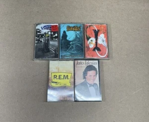Vintage Lot 5 Cassette Tapes 80’s 90’s Pop Rock R.E.M. Spin Doctors - Picture 1 of 8