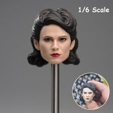 1:6 Head Sculpt Captain America Peggy Carter Girl Fit 12in Female Action Figure