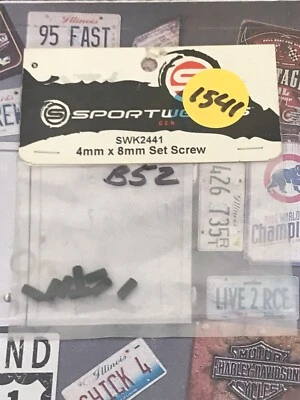 Sportwerks SWK2441: {4mm X 8mm X 8pc.}Set Screws NewInPack USA Shipped - Image 1 of 4