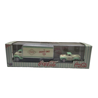 Coca Cola Diecast M2 Machines 1:64 Auto Haulers 1956 Ford Truck  F-100 Pickup - Image 1 of 4