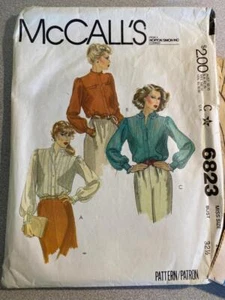 Vintage McCall’s Sewing Pattern 6823 – Misses’ Blouses - Picture 1 of 1