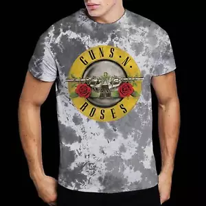 Guns N' Roses Unisex T-Shirt: Classic Logo (Wash Collection) - Picture 1 of 3
