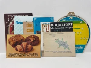 Lot 9 Cooking Pamphlets Recipes Tools Ephemera 1950s - Picture 1 of 24