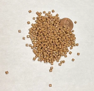 PP Plastic Pellets Polypropylene Resin Injection Molding Light Brown 10 Lbs - Picture 1 of 3