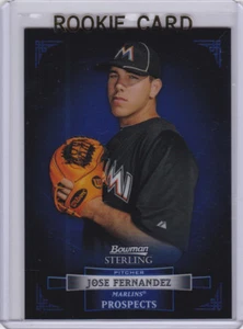 JOSE FERNANDEZ 2012 Bowman Sterling MARLIN ROOKIE CARD Miami Baseball PREMIUM RC - Bild 1 von 2
