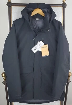 Jaqueta Masculina OUTDOOR RESEARCH Tamanho XL Preta Isolada Impermeável NOVA $299 Nova Com Etiqueta - Imagem 1 de 4