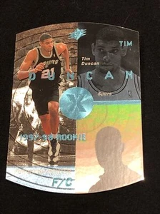 1997-98 Spx TIM DUNCAN RC Rookie Card #37 SKY BLUE SP CARD SPURS HOF CHAMP!๐ฅ๐ฅ - Picture 1 of 12