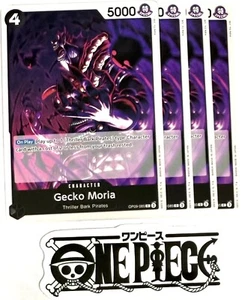 4x One Piece OP09-085 C Gecko Moria - English - Playset - TCG - Mint - Picture 1 of 1
