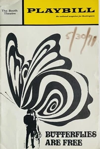 Butterflies Are Free - Broadway Playbill - May 1971 - Rosemary Murphy - Picture 1 of 3
