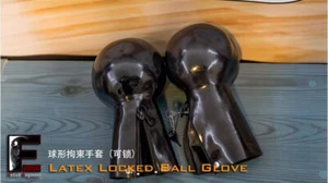 Guantes de bola de goma látex pesados de 1,2 mm con cierre de cremallera - Imagen 1 de 6