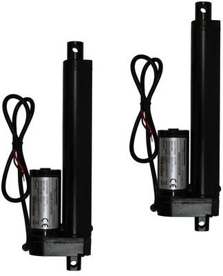 WINDY NATION 2 pcs Two Pieces 6" 6 Inch Linear Actuator Stroke 225 Lb Pound Lift 12V Volt DC