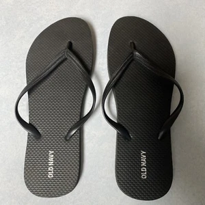 Old Navy Damenschuh Größe 10 schwarz klassische Flip-Flop Sandalen - Bild 1 von 3