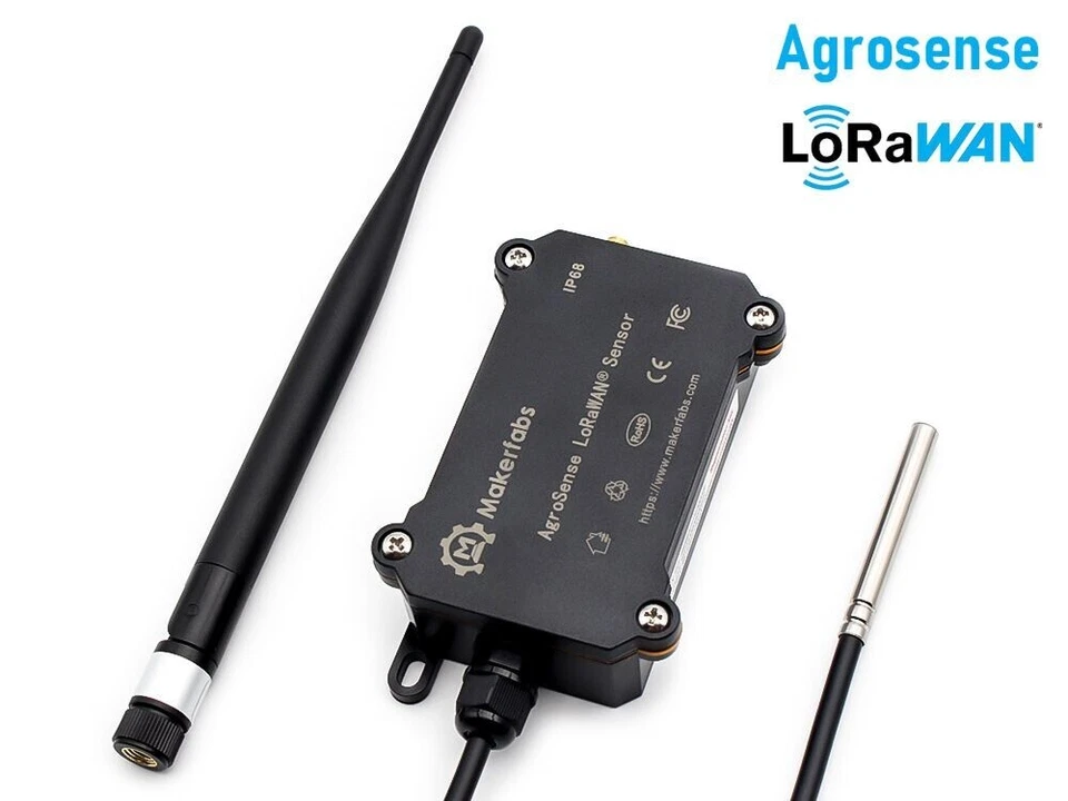 LoRaWAN® AgroSense temperature & humidity sensor SHT31, accurate & waterproof - Image 1 of 4