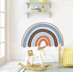 Blue Rainbow Kids Room Sticker Decor Wall Sticker Nursery Decor - Picture 1 of 4