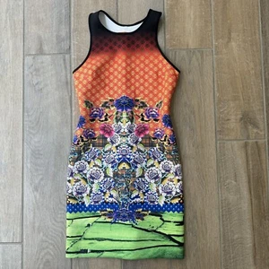 Mini Vestido Clover Canyon Para Mujer Body on Colorido Neopreno Sin Mangas XS - Imagen 1 de 6