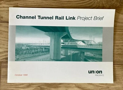 Channel Tunnel Rail Link HS1 Project Brief October 1998 - Maps Photographs - Image 1 of 4